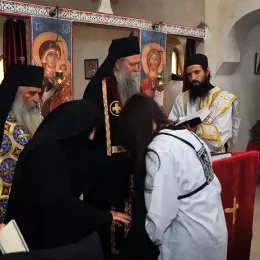 Монашење у манастиру Сомина