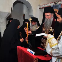 Монашење у манастиру Сомина
