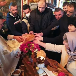 Света литургија у храму Светог Јована Крститеља у Страшевини