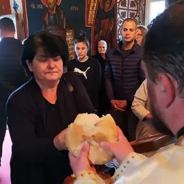 Света литургија у храму Светог Јована Крститеља у Страшевини