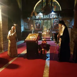 Празнично бденије у манастиру Пећка Патријаршија