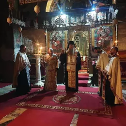 Празнично бденије у манастиру Пећка Патријаршија