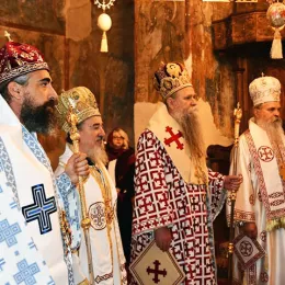 У манастиру Милешеви торжествено прослављен Свети краљ Владислав и освештан нови конак