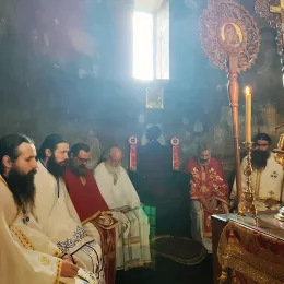 Новопрестављени слуга Божји монах Серафим (Биро) сахрањен у манастиру Ђурђеви Ступови