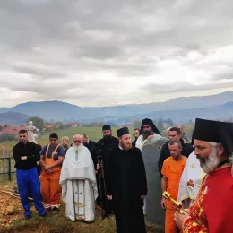 Новопрестављени слуга Божји монах Серафим (Биро) сахрањен у манастиру Ђурђеви Ступови