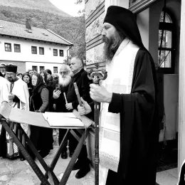 У манастиру Гориоч данас је сахрањена Мати Марта, игуманија ове Свете обитељи