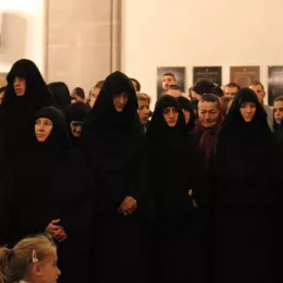 Свечани дочек деснице Светог Спиридона Чудотворца у Никшићу