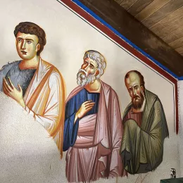 У цркви Светог Нектарија у Хумцима код Никшића је почело фрескописање храма