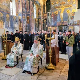 Слава манастира Студеница, богослужили Митрополити Јоаникије и Јустин