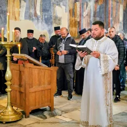 Слава манастира Студеница, богослужили Митрополити Јоаникије и Јустин