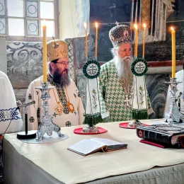 Слава манастира Студеница, богослужили Митрополити Јоаникије и Јустин