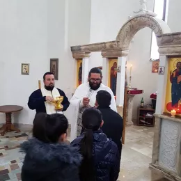 Литургија у Трепчи