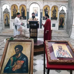 Света Литургија у Никшићу