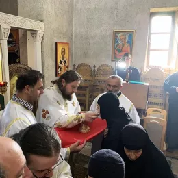 Епископ Јоаникије служио Божанствену Литургију Светог апостола Јакова, првог епископа Јерусалимског