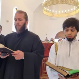 Освећење храма Свете Тројице у Ресистенцији