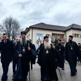 Патријарх Порфирије посетио Православни богословски факултет у Фочи