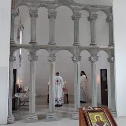 Прва Литургија у храму Св Архангела Гаврила у Црнионици