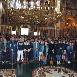 Митрополит Амфилохије на Литургији у саборном храму