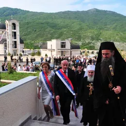 Пуцано на владику Јоаникија и Даку Давидовића, Давидовић рањен