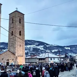 Молебан и литија у Бијелом Пољу