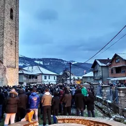 Молебан и литија у Бијелом Пољу