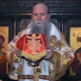 Владика Јоаникије у Горњем Острогу