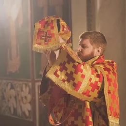 Владика Јоаникије у саборном храму у Подгорици