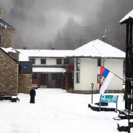 Епископ Методије богослужио у манастиру Калудра