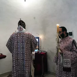 Литургија и монашење у манастиру Светог Јована Крститеља у пивским Долима