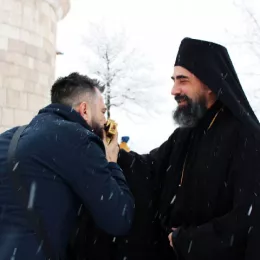 Литургија и монашење у манастиру Светог Јована Крститеља у пивским Долима