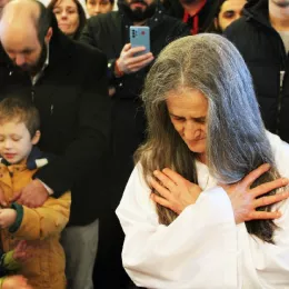 Литургија и монашење у манастиру Светог Јована Крститеља у пивским Долима