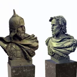 Бисте великом руском кнезу, војсковођи и светитељу Александру Невском у Андријевици и Никшићу