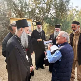 Патријарх Порфирије посетио место Крштења Господа и Спаса нашег Исуса Христа