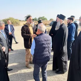 Патријарх Порфирије посетио место Крштења Господа и Спаса нашег Исуса Христа