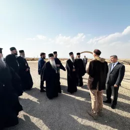 Патријарх Порфирије посетио место Крштења Господа и Спаса нашег Исуса Христа