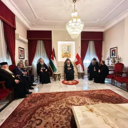 Патријарх Порфирије разговарао са Краљем Абдулахом Другим и патријарсима Јованом и Теофилом