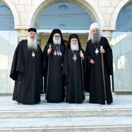 Патријарх Порфирије разговарао са Краљем Абдулахом Другим и патријарсима Јованом и Теофилом