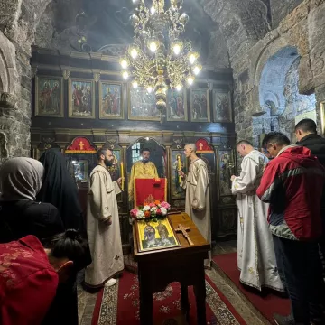 Литургија у Бијелом Пољу