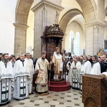 Архијерејска Литургија у Саборном Храму Светог Василија Острошког у Никшићу