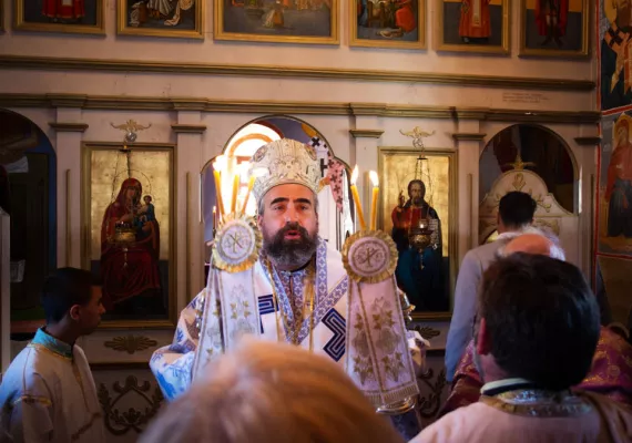 Епископ Методије на Благовијести богослужио у Пољима код Мојковца