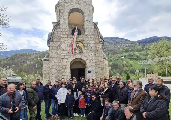 Пређеосвећена Литургија у Велици код Плава