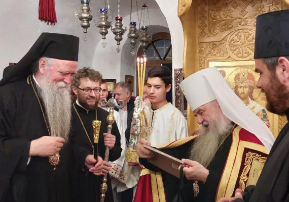 Митрополит санкт-петербуршки и ладошки Варсануфије посјетио Митрополију црногорско-приморску