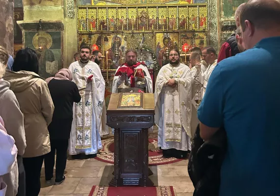 Света Литургија и предавање у храму Светог Николе