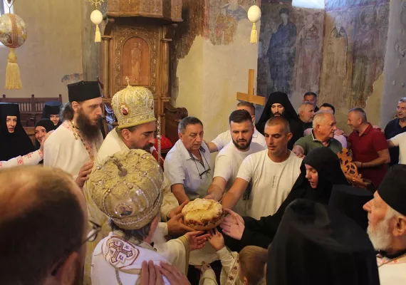 Прослава Свештеномученика милешевских у Милешеви