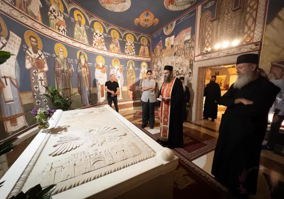 Игуман хиландарски посјетио подгорички Саборни храм