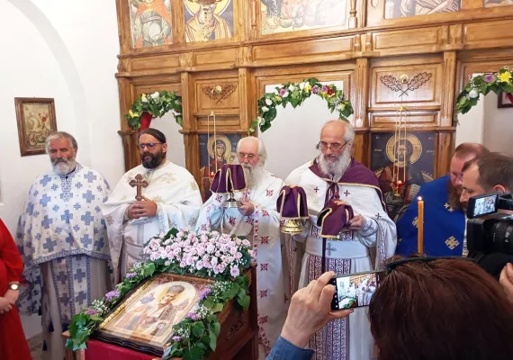 Мало освећење обновљене цркве у пивском селу Горња Брезна