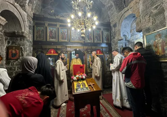 Литургија у Бијелом Пољу