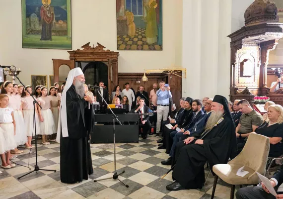 Патријарх Порфирије у Котору