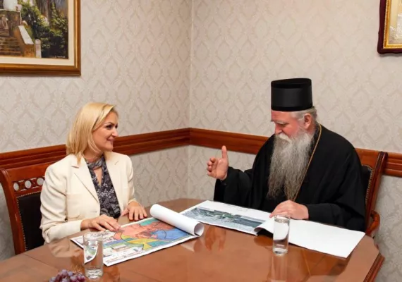 Сусрет Митрополита Јоаникија и др Боровинић Бојовић