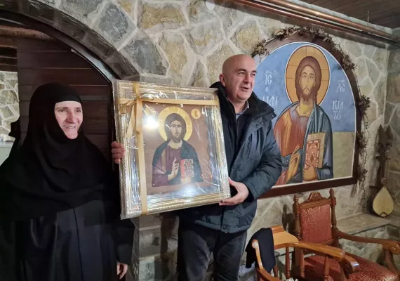 Литургијско сабрање у Жупском манастиру